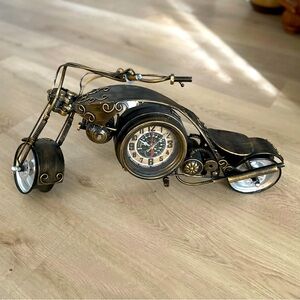 Motorcycle Metal Clock custom made